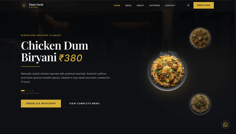 Dum Dash Biryani storefront