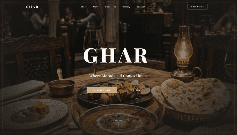 Ghar β A Family Restaurant
